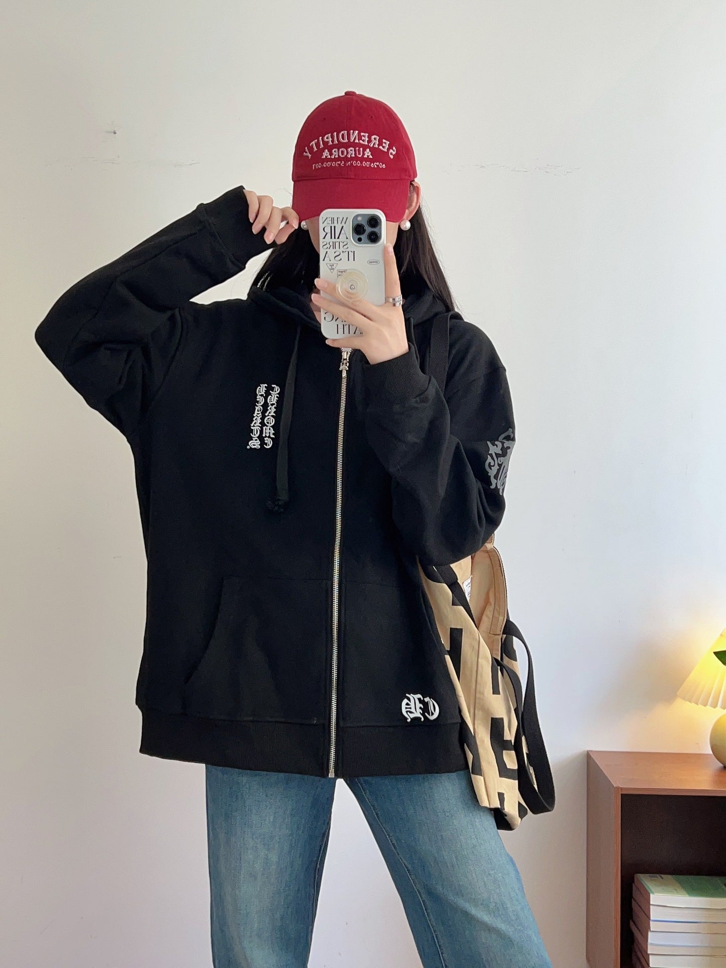 CH-Chrome Hearts  Zip Up Hoodie K5006