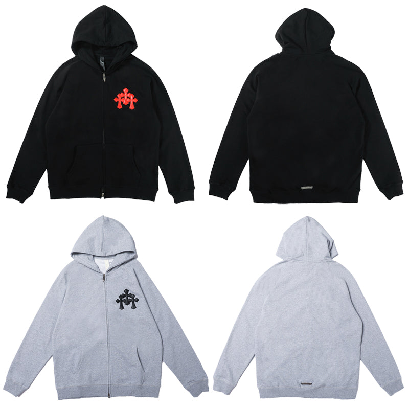 CH-Chrome Hearts Zip Up Hoodie 8652