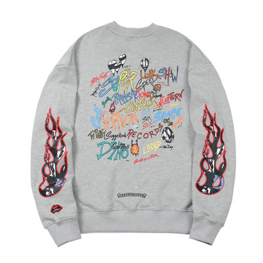 CH-Chrome Hearts Men's Long-Sleeve T-shirt Sweatshirt K8863