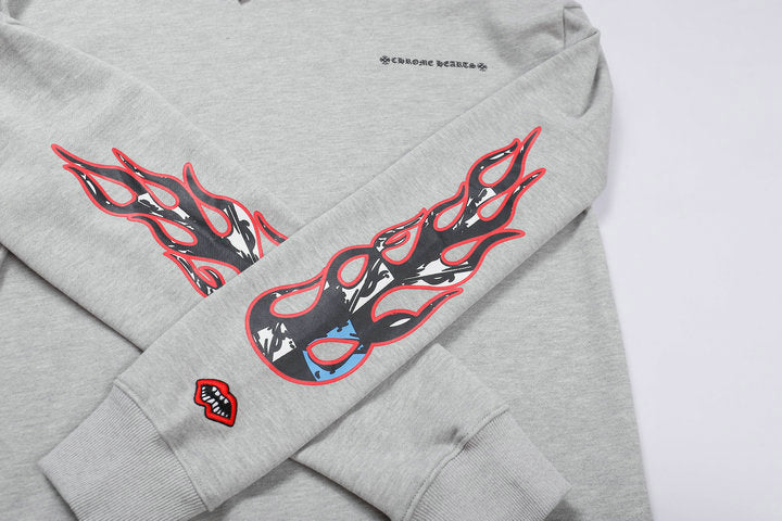 CH-Chrome Hearts Men's Long-Sleeve T-shirt Sweatshirt K8863