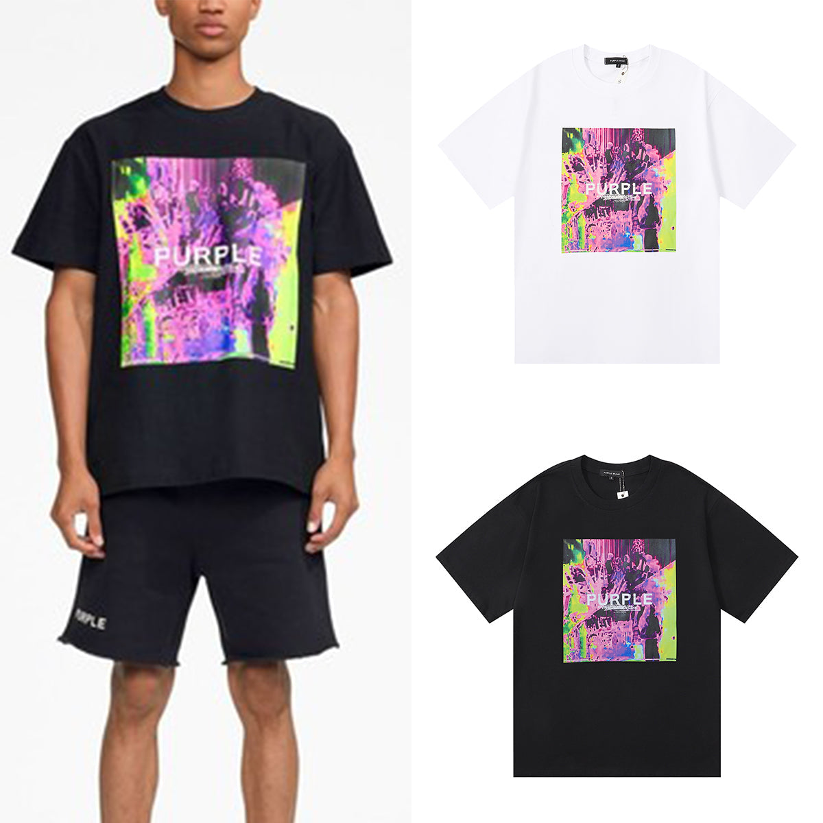 パープル 2024 新Tシャツ 3002