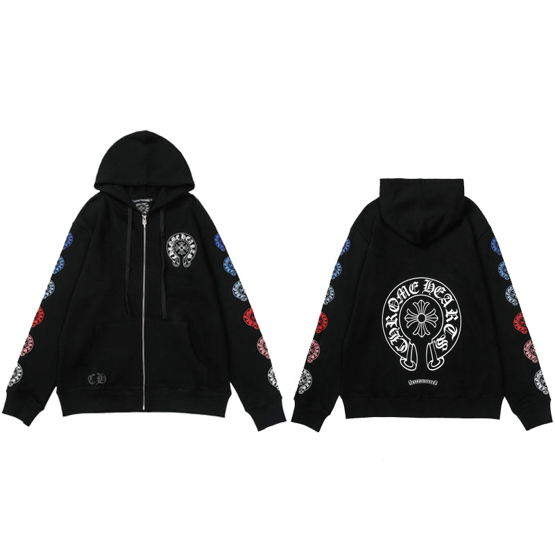 CH-Chrome Hearts Zip Up Hoodie K5011