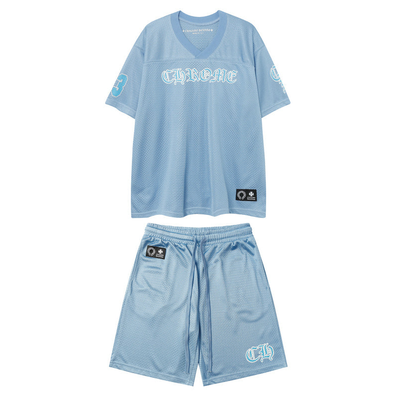 CH-Chrome Hearts New T-shirt and Shorts Suit 9996