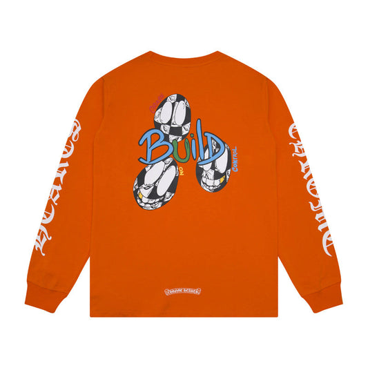 CH-Chrome Hearts Men's Long-Sleeve T-shirt Sweatshirt K8012