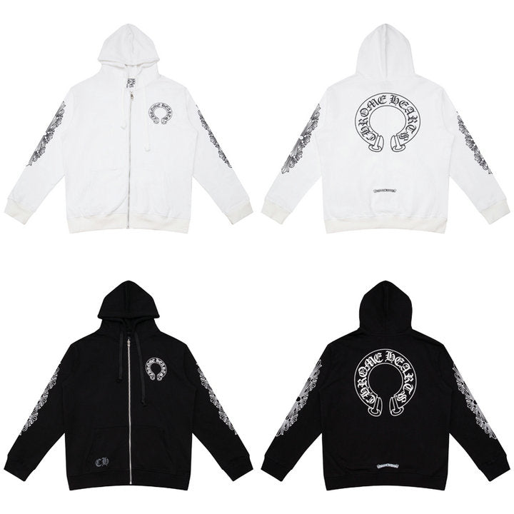 CH-Chrome Hearts Zip Up Hoodie K5001