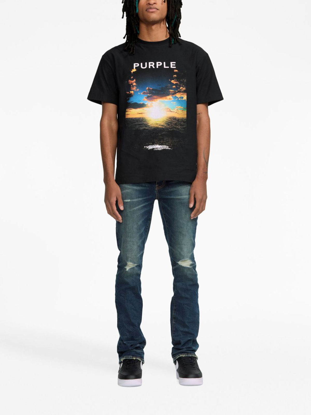 パープル 2024 新Tシャツ 3007