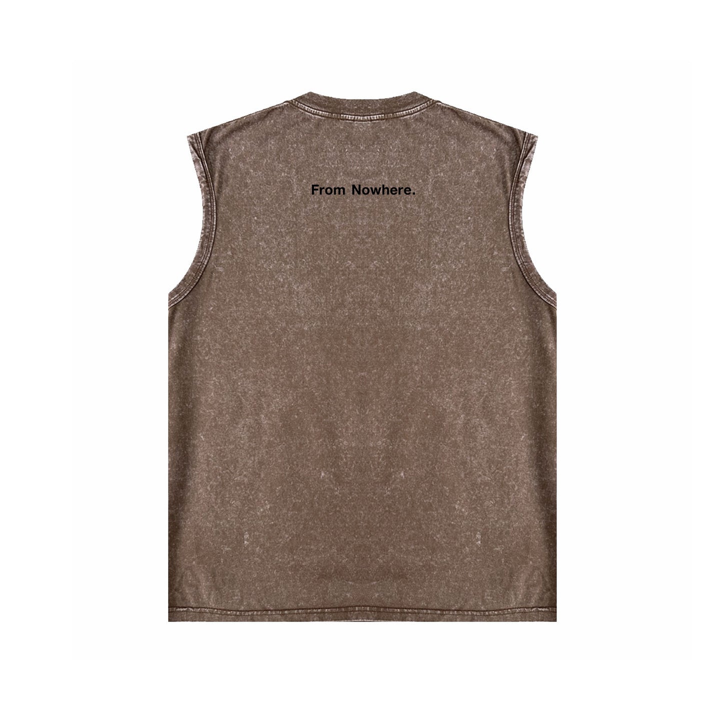 PURPLE-Purple Make Old Sleeveless T-Shirt ZJBPUR109#