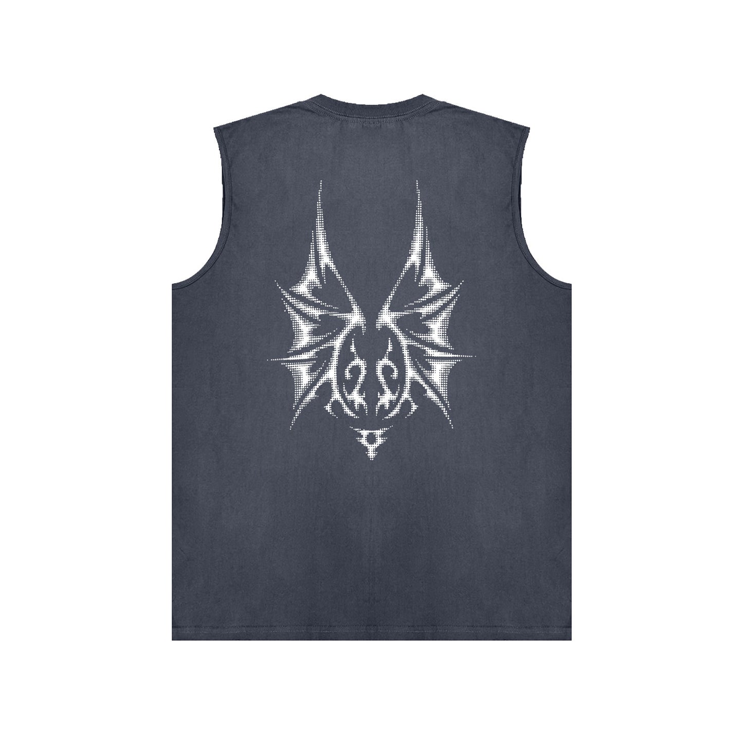 PURPLE-Purple Sleeveless T-Shirt  BPUR116#