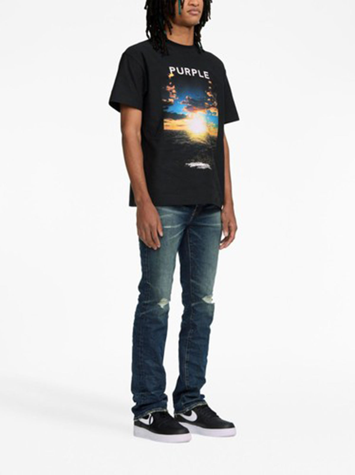 パープル 2024 新Tシャツ 3007