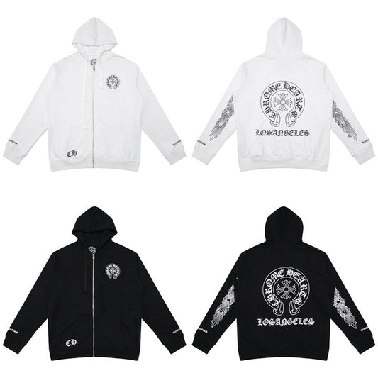 CH-Chrome Hearts Zip Up Hoodie K5009