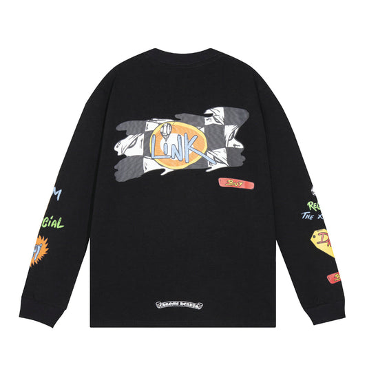 CH-Chrome Hearts Men's Long-Sleeve T-shirt Sweatshirt K8010
