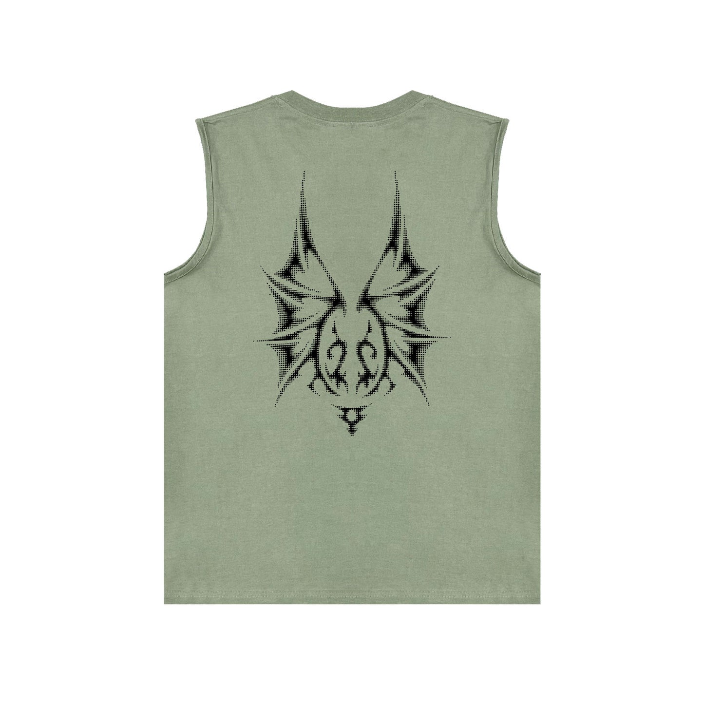 PURPLE-Purple Sleeveless T-Shirt  BPUR116#