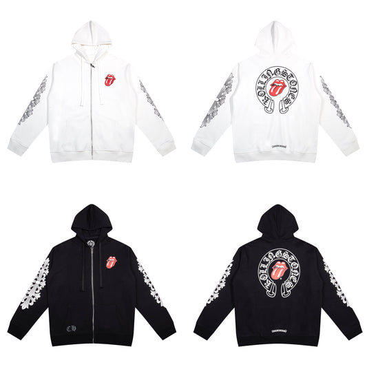 CH-Chrome Hearts Zip Up Hoodie K4