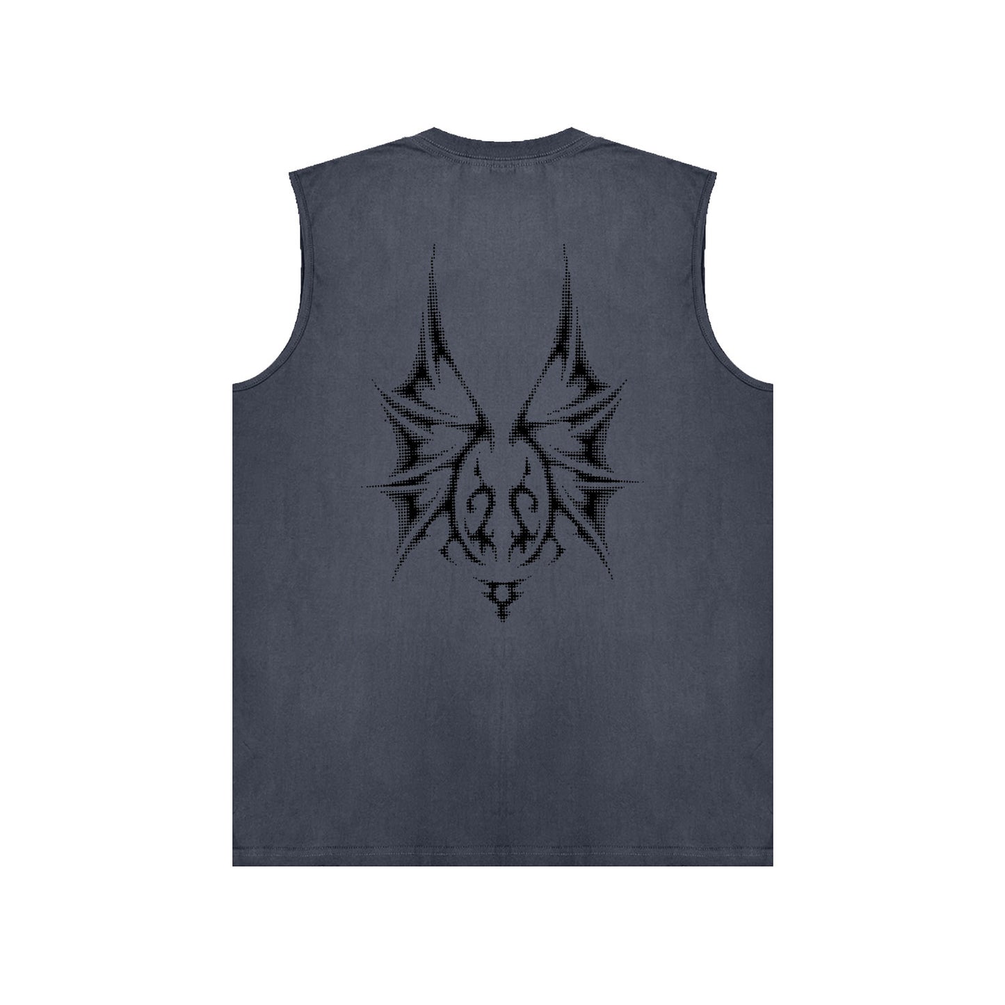 PURPLE-Purple Sleeveless T-Shirt  BPUR116#