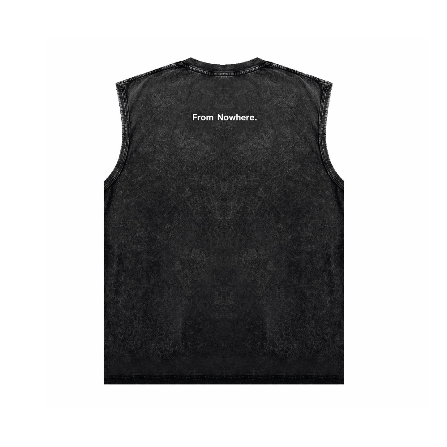 PURPLE-Purple Make Old Sleeveless T-Shirt ZJBPUR109#