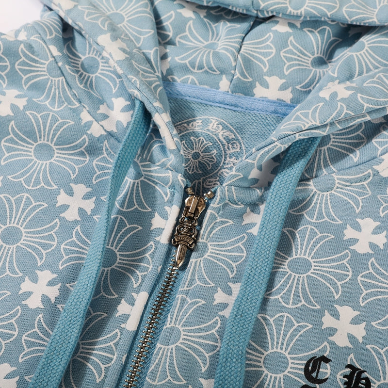 CH-Chrome Hearts  Zip Up Hoodie 8650