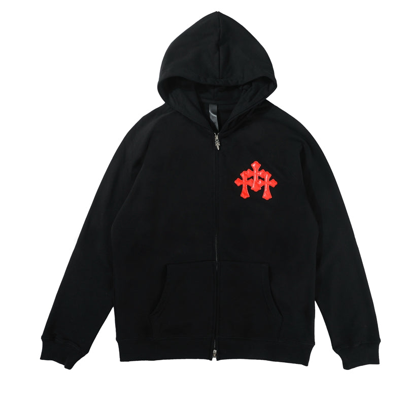 CH-Chrome Hearts Zip Up Hoodie 8652