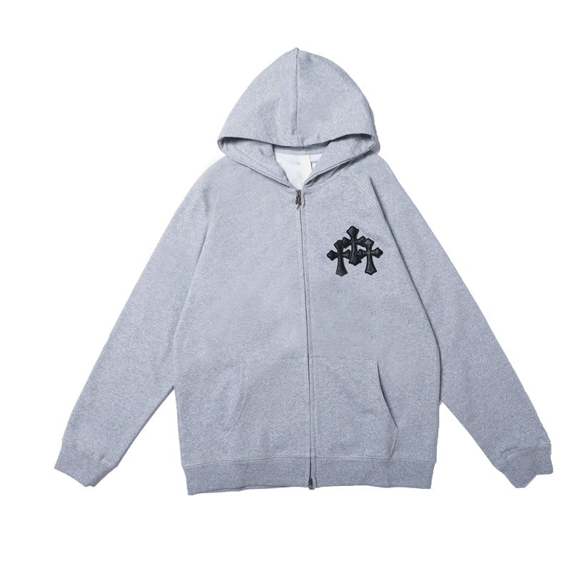 CH-Chrome Hearts Zip Up Hoodie 8652