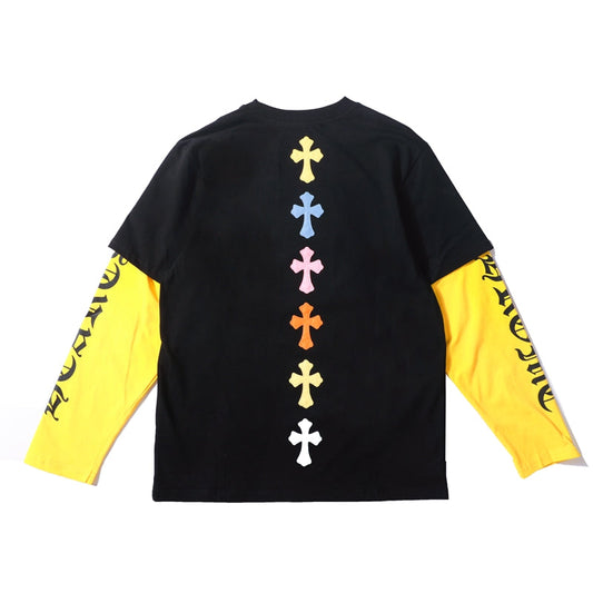 CH-Chrome Hearts Men's Long-Sleeve T-shirt Sweatshirt