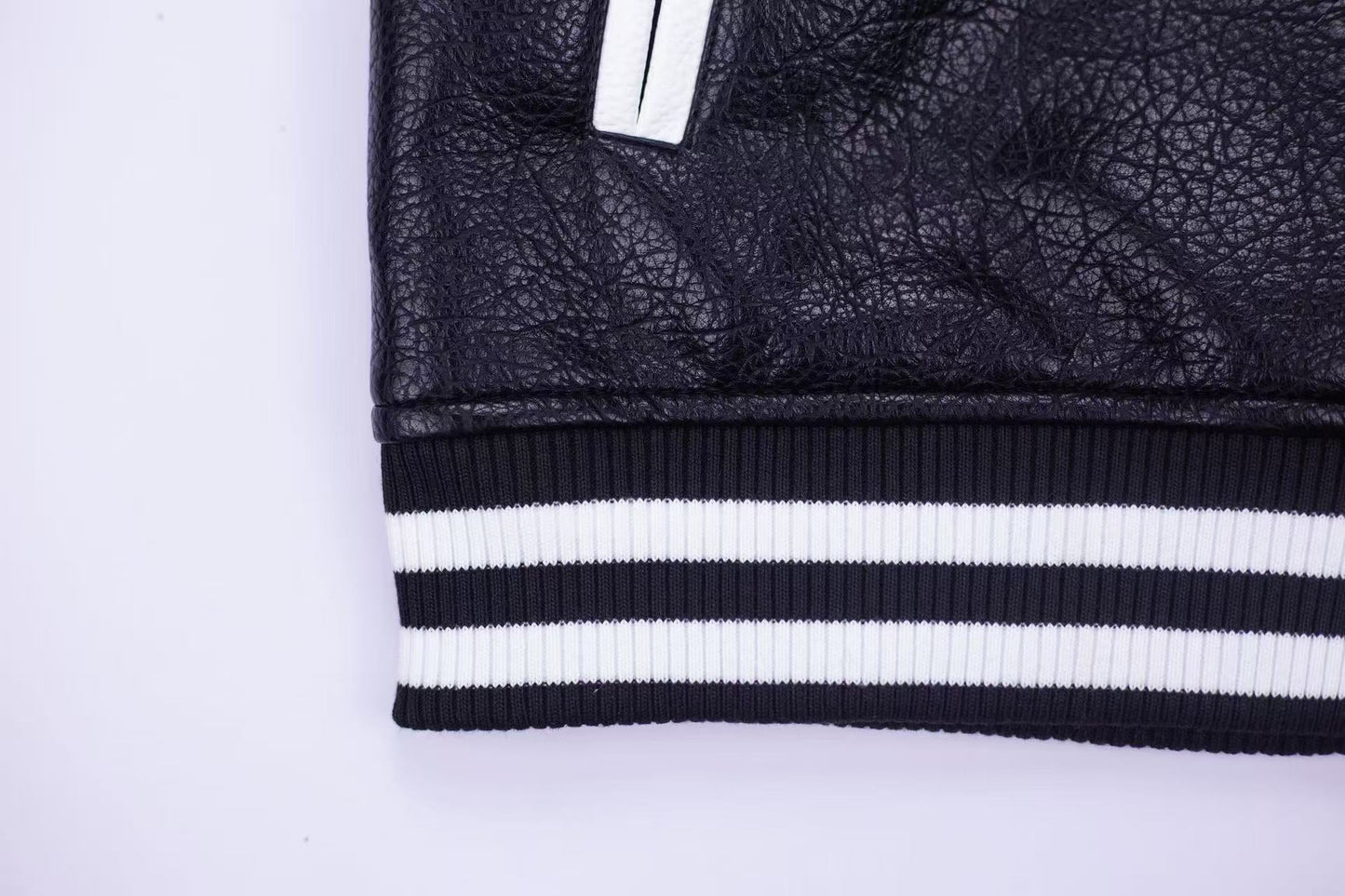 Chrome Hearts Embroidered Sleeve Varsity Jacket - Black Streetwear Coat