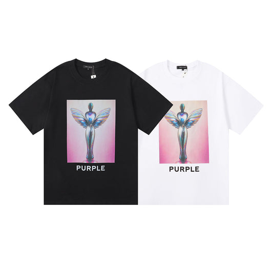 パープル 2024 新Tシャツ 3015