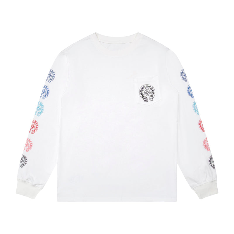 CH-Chrome Hearts Men's Long-Sleeve T-shirt Sweatshirt K8009
