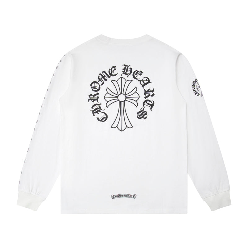 CH-Chrome Hearts Men's Long-Sleeve T-shirt Sweatshirt K9010