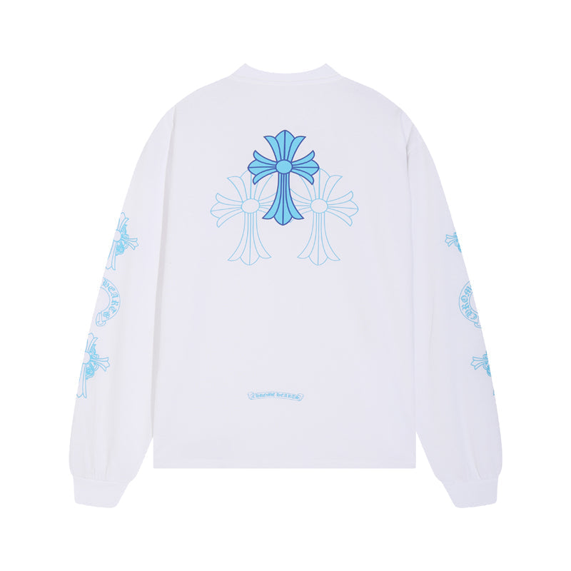 CH-Chrome Hearts Men's Long-Sleeve T-shirt Sweatshirt K8018
