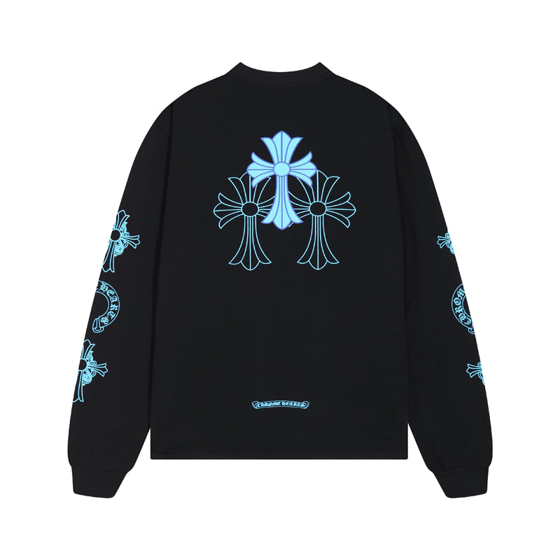 CH-Chrome Hearts Men's Long-Sleeve T-shirt Sweatshirt K8018