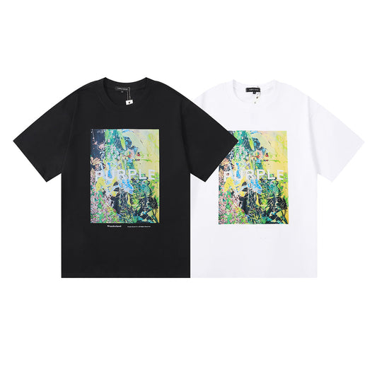 パープル 2024 新Tシャツ 3022