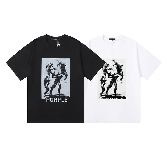 パープル 2024 新Tシャツ 3023