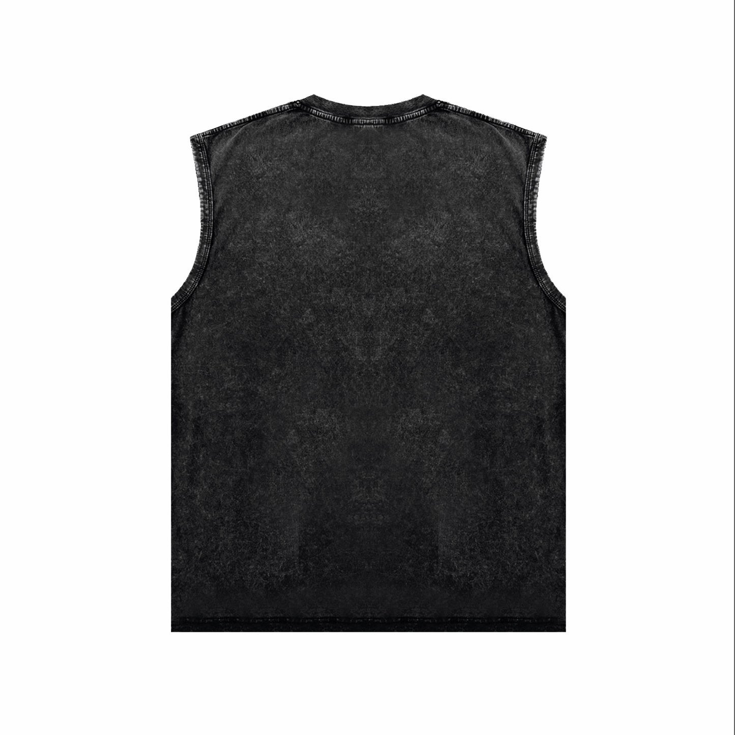 PURPLE-Purple Make Old Sleeveless T-Shirt ZJBPUR109