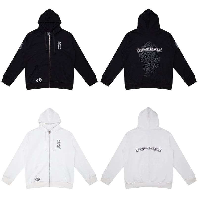 CH-Chrome Hearts  Zip Up Hoodie K5006