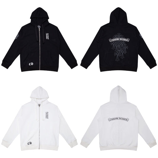 CH-Chrome Hearts  Zip Up Hoodie K5006