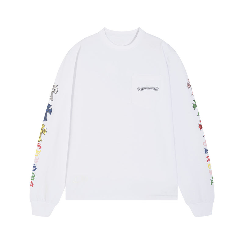 CH-Chrome Hearts Men's Long-Sleeve T-shirt Sweatshirt K8015