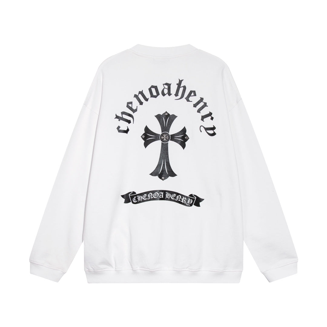 CH-Chrome Hearts Men's Long-Sleeve T-shirt Sweatshirt