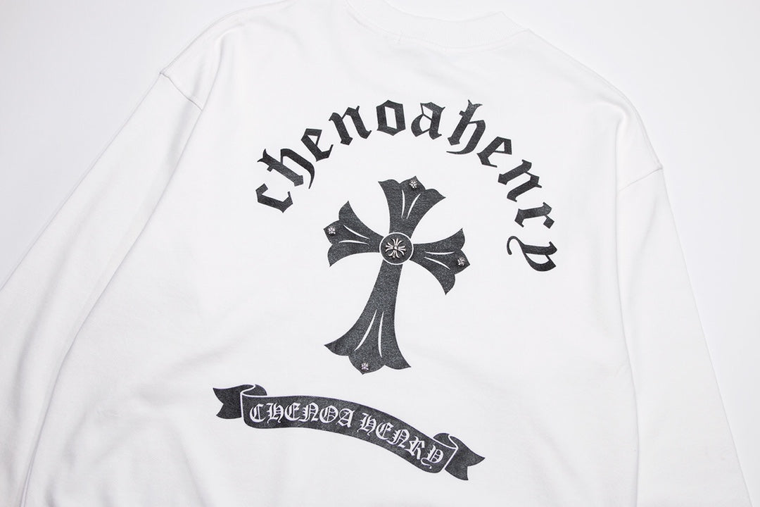 CH-Chrome Hearts Men's Long-Sleeve T-shirt Sweatshirt
