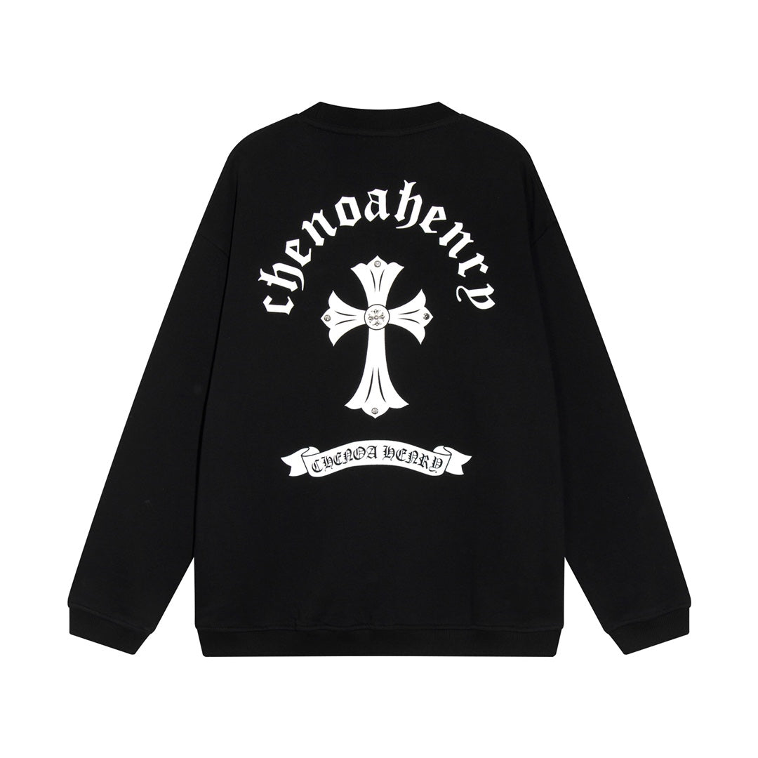 CH-Chrome Hearts Men's Long-Sleeve T-shirt Sweatshirt