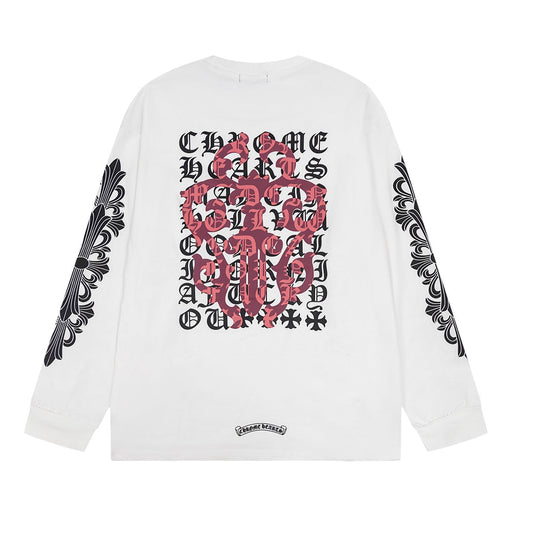 CH-Chrome Hearts Men's Long-Sleeve T-shirt Sweatshirt 8800