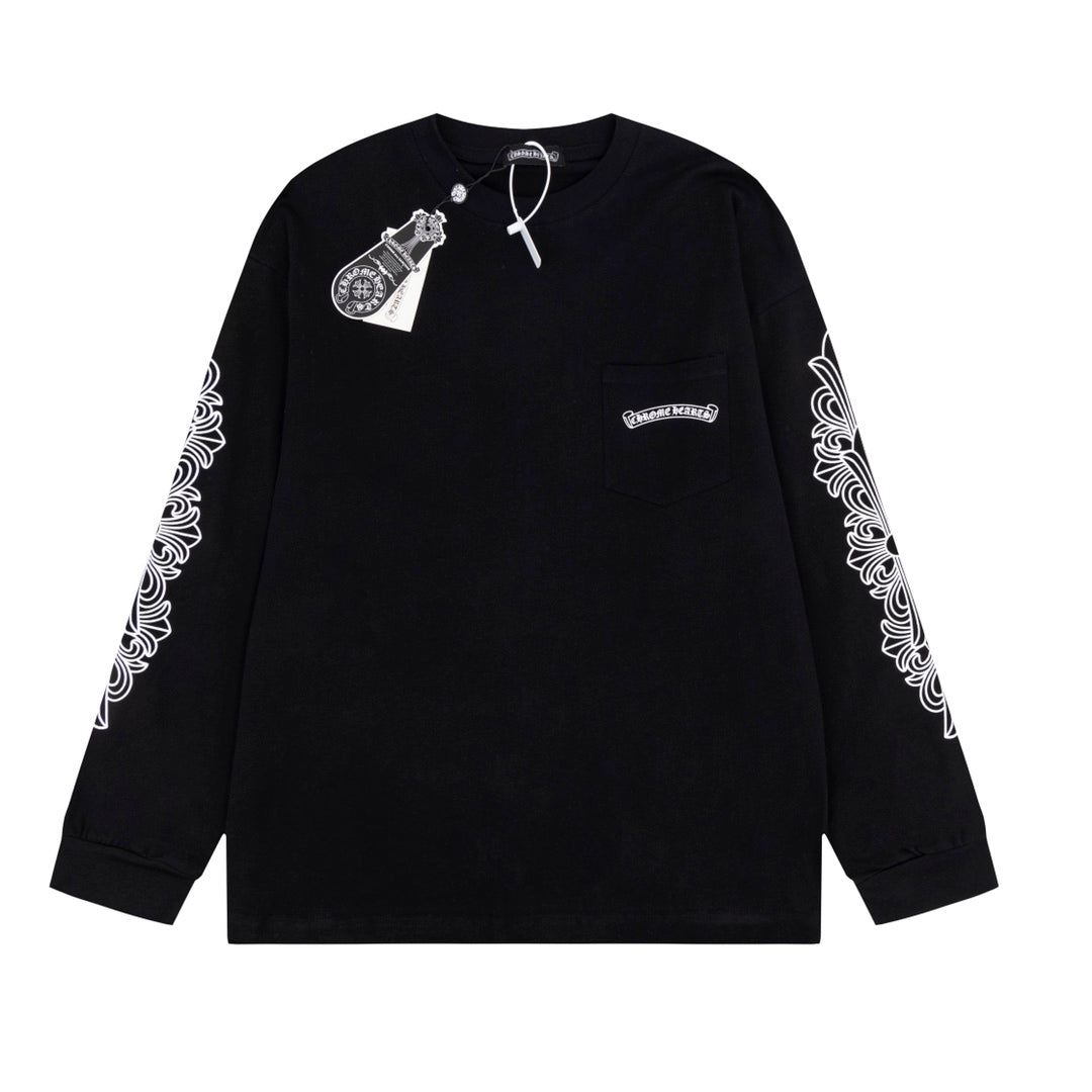 CH-Chrome Hearts Men's Long-Sleeve T-shirt Sweatshirt 8800