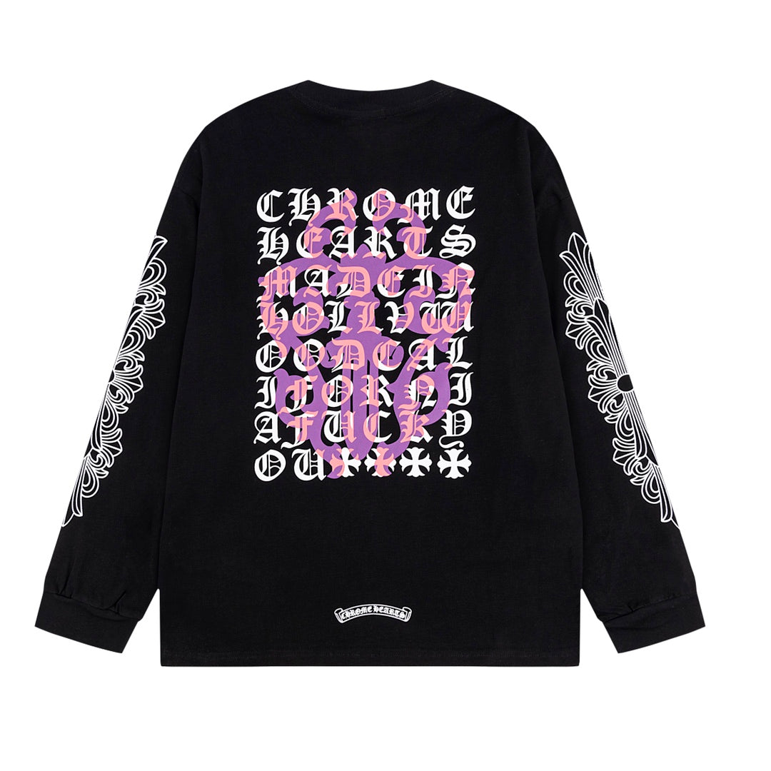 CH-Chrome Hearts Men's Long-Sleeve T-shirt Sweatshirt 8800