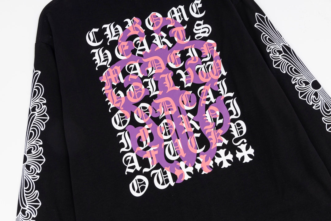CH-Chrome Hearts Men's Long-Sleeve T-shirt Sweatshirt 8800