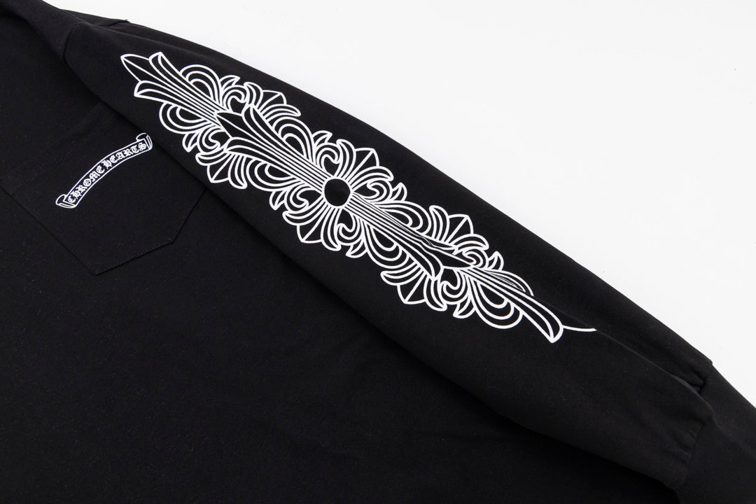 CH-Chrome Hearts Men's Long-Sleeve T-shirt Sweatshirt 8800