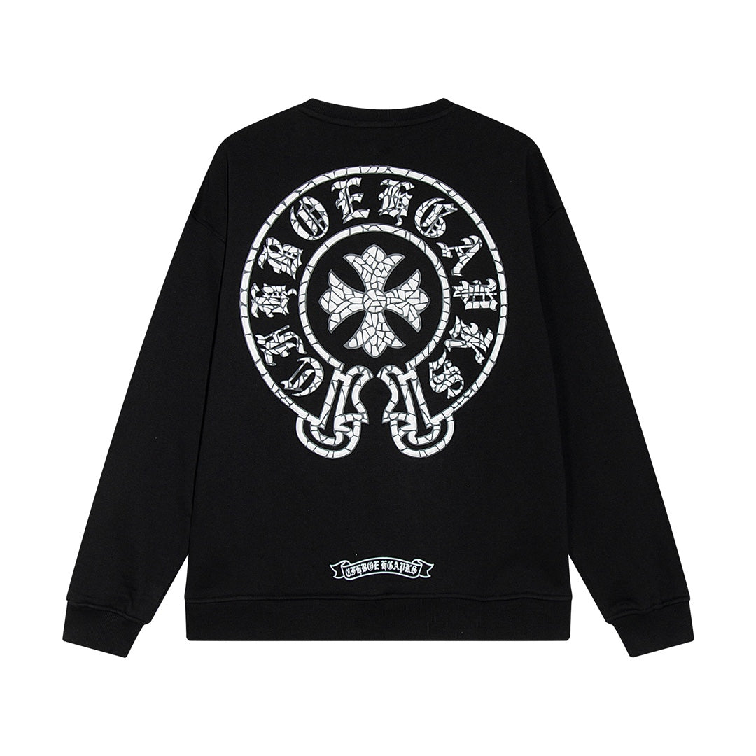 CH-Chrome Hearts Men's Long-Sleeve T-shirt Sweatshirt