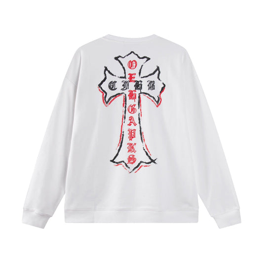 CH-Chrome Hearts Men's Long-Sleeve T-shirt Sweatshirt
