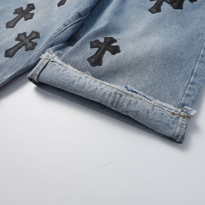 Chrome Hearts New Denim shorts 9919
