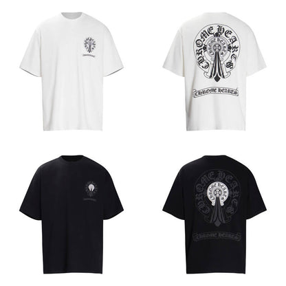 Chrome Hearts Double Exposure Horse Hoof Cross T-Shirt 6006