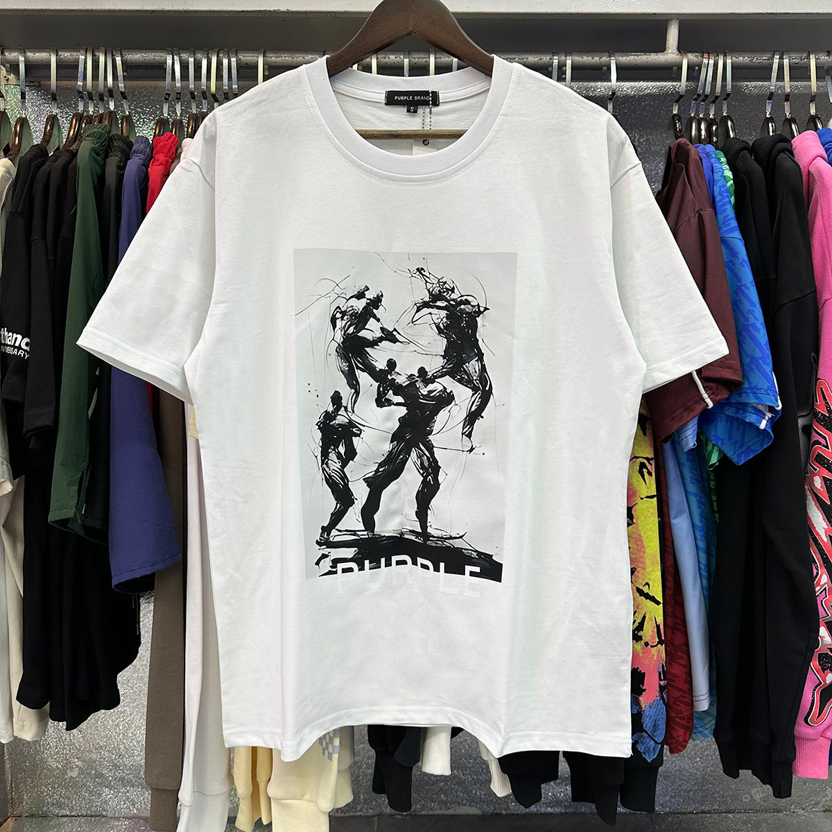 パープル 2024 新Tシャツ 3023 