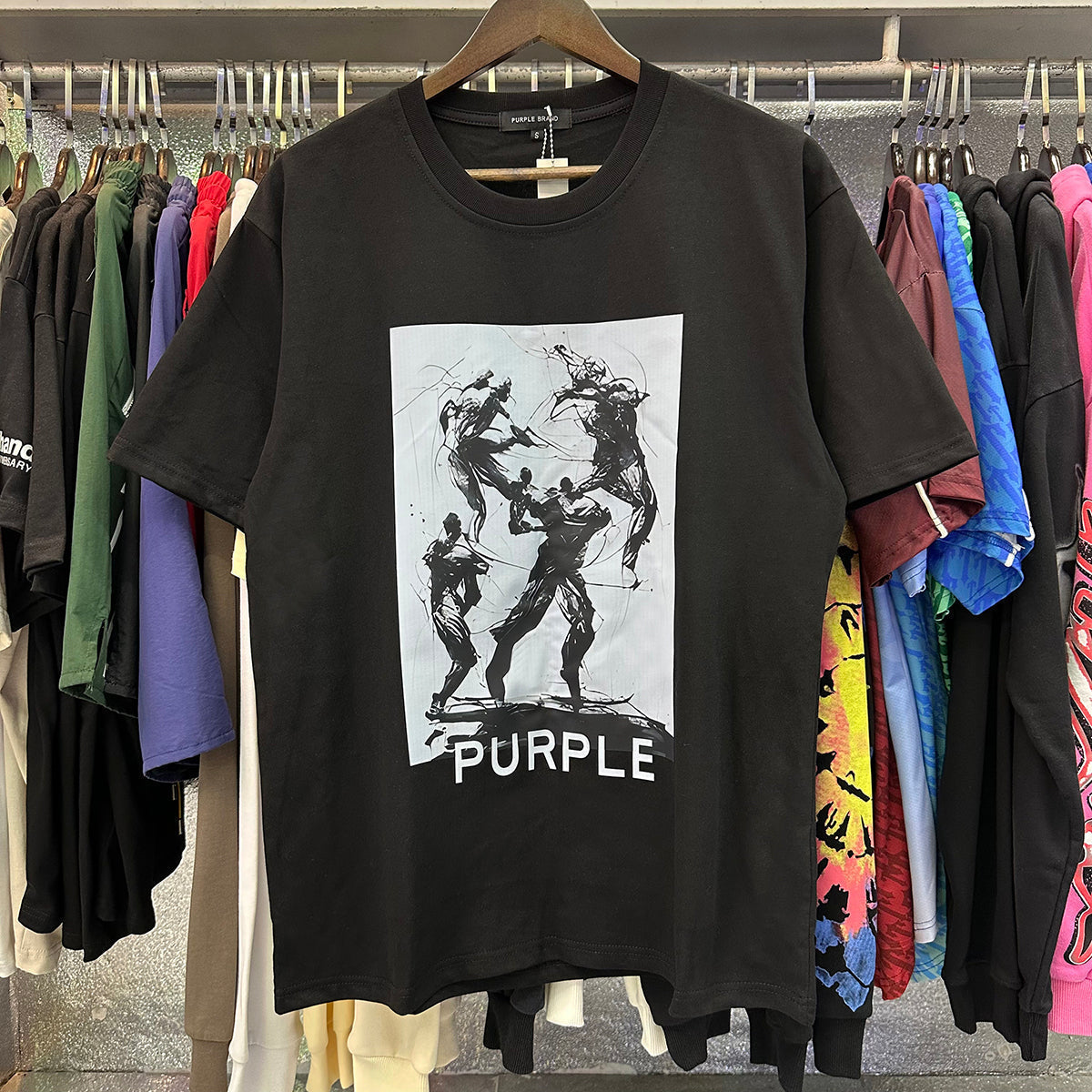 パープル 2024 新Tシャツ 3023 