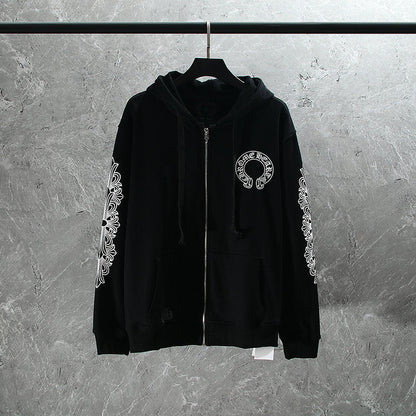CH-Chrome Hearts Zip Up Hoodie K5001